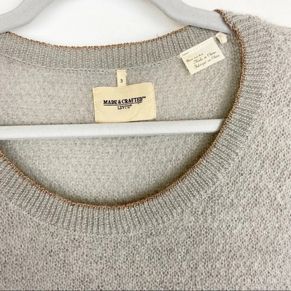 Levi’s Made & Crafted Soft  Metallic Pullover sweater - Picture 2 of 7